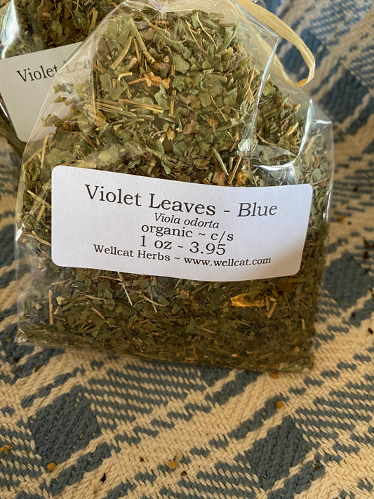 Violet Leaves, Blue